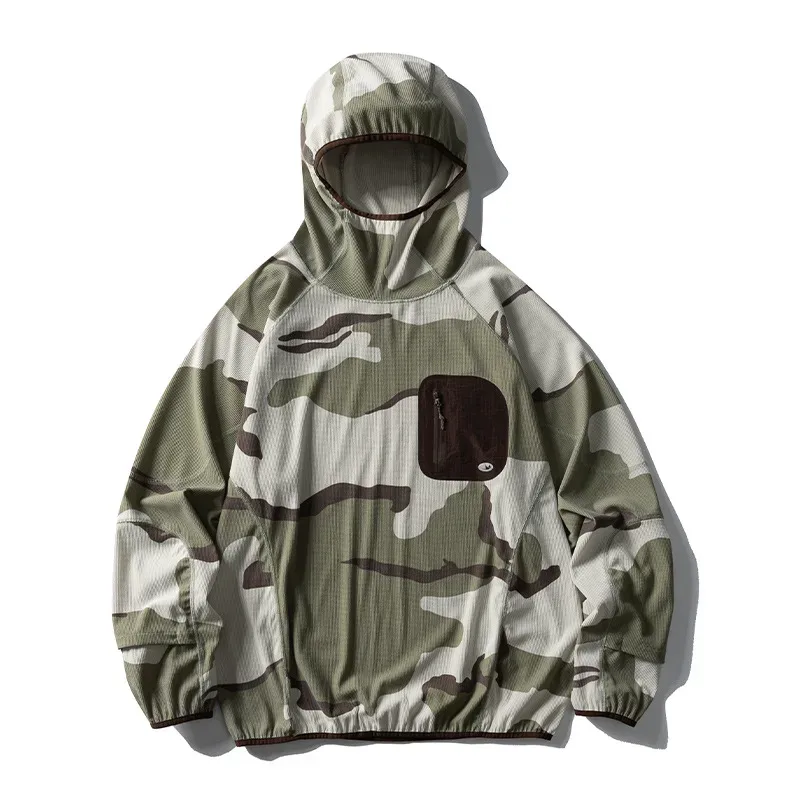 Outdoor Sport Hoodies Men Women Lightweight Fleece Long Sleeve Breathable Pullovers Hooded Sweatshirt Unisex Track T Shirts Tops