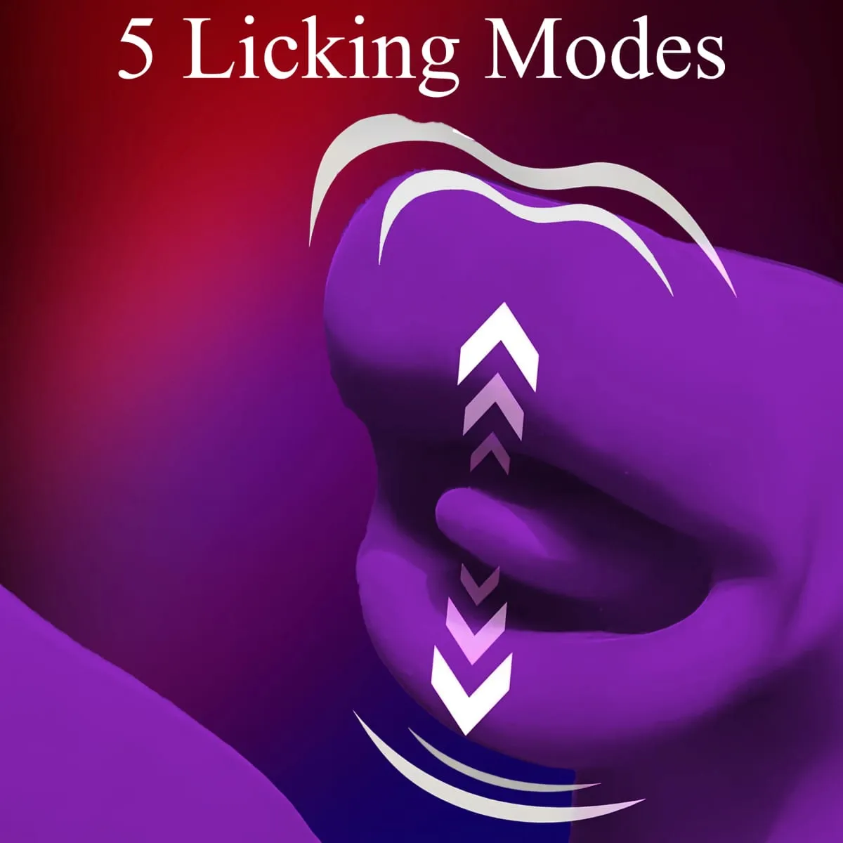 Four-in-One Female Vibrator with Clitoral G-Spot Stimulation Dual Motor Tongue Lick Massage 7 Modes of Slap 7 Modes of Vibration