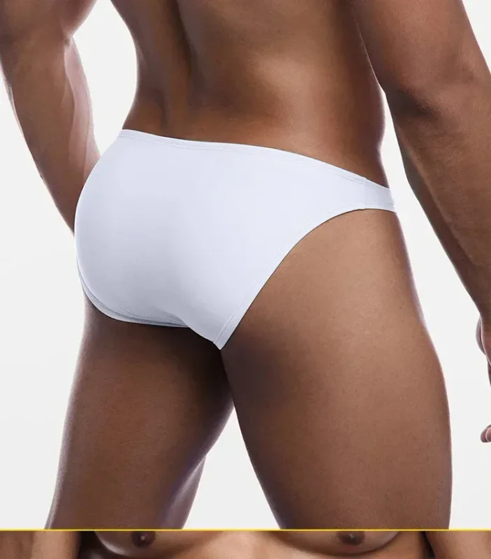 Men Modal Low‑Rise Briefs Sexy Solid Color Simple Triangle Underwear Sports Breathable Comfortable Male Panties