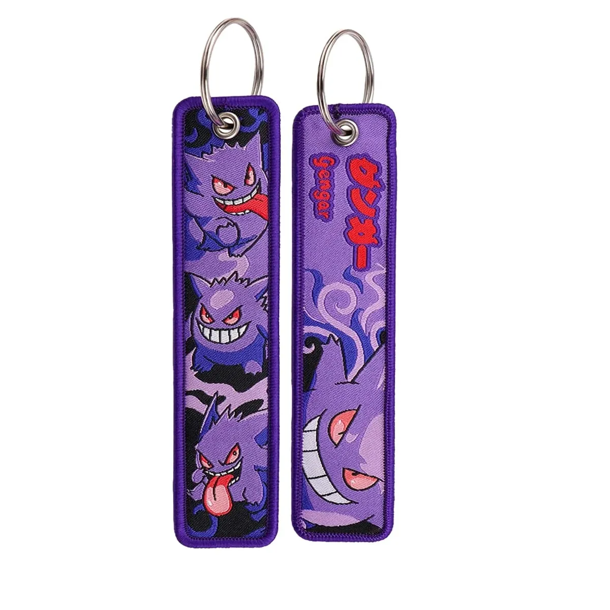 HOT Koop Pokémon Anime Monsters Sleutelhanger voor Auto Rugzak Sleutelhouders Borduren Sleutelhangers Sleutel Tag Jet Tag Accessoires Gif 1pcts
