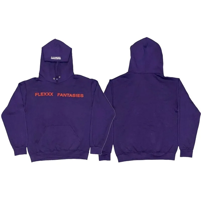 New Men OSAMASON JUMPOUT Flex Purple Color MERCH Pullover Hoodies Hoody Hooded Sweatshirts Velvet Cotton Thick Fleece US E91