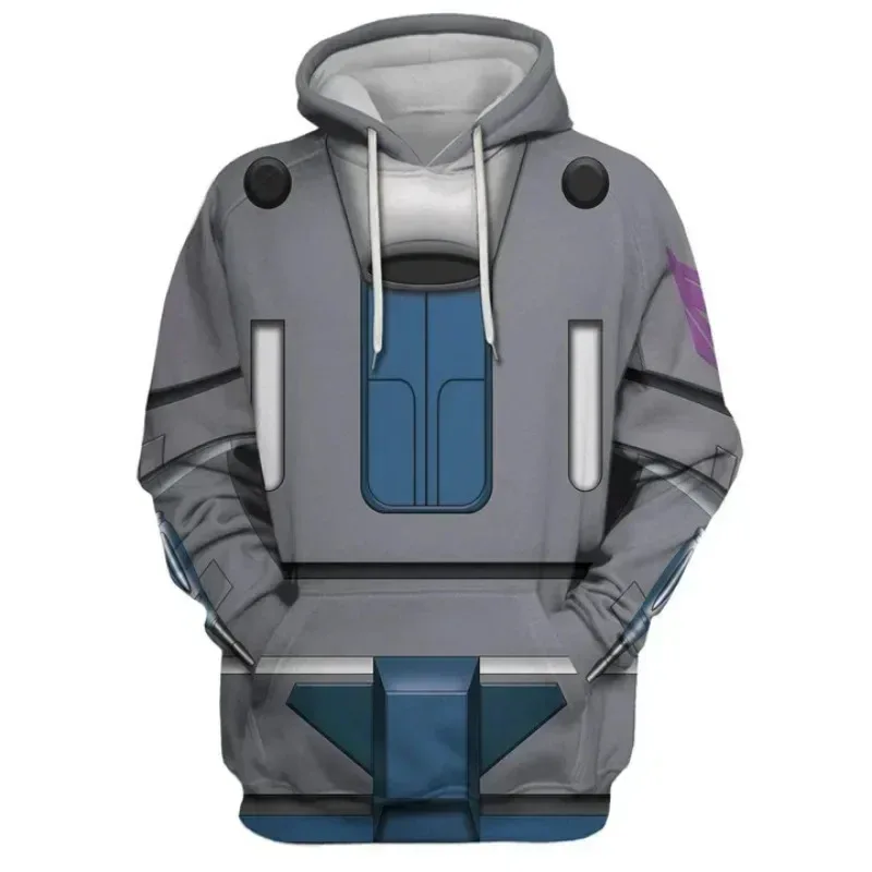 Bandai Brand's New 2026 Autumn-winter Collection Features A Stylish Cosplayer Men's Hooded Sweatshirt Inspired By Transformers