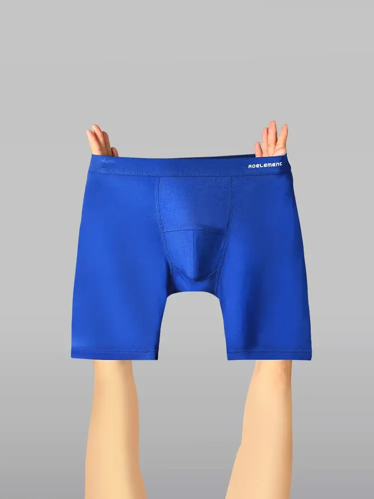 Celana Dalam Olahraga Kaki Anti Aus Pria Celana Boxer Modal Lima Kuartal Celana boxer lari panjang dan cepat kering — image 11