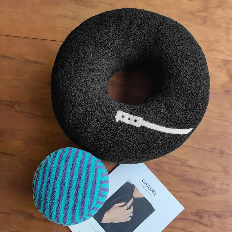 40cm Vinyl Record Shaped Pillow Retro Throw Pillow For Music Lovers Disc Party Creative Plush Cushion Record Sofa Couch Pillow