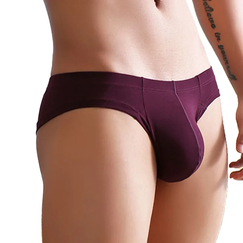 Sexy Mens Slip Cueca U Convex Underwear Breathable Low Waist Soft Briefs Lingerie High Fork Panties Underpants Calzoncillos — image 15