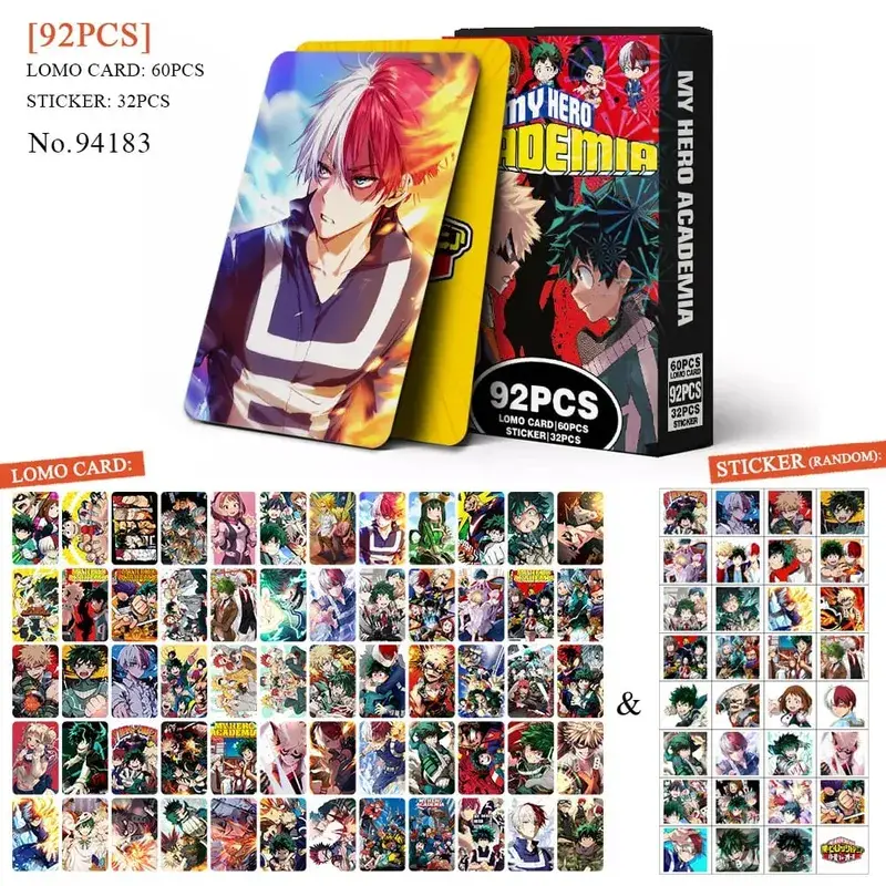 Anime Aanval op Titan‌ Lomo Kaart Ansichtkaart Speelgoed Haikyuu Apotheker Dagboeken Honkai Star Rail Collectie Kaarten Met Stickers Gift