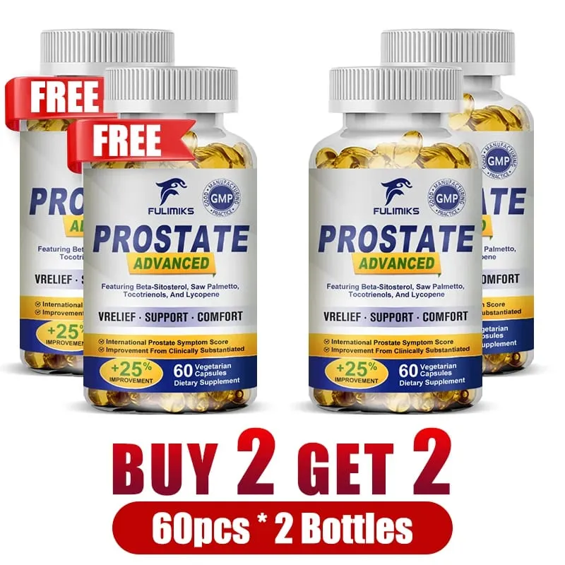 Premium Prostate Capsules with Saw Palmetto & Beta-Sitosterol Supports Urinary Flow Prostate Health & Comfort Relieve Bladder — image 10