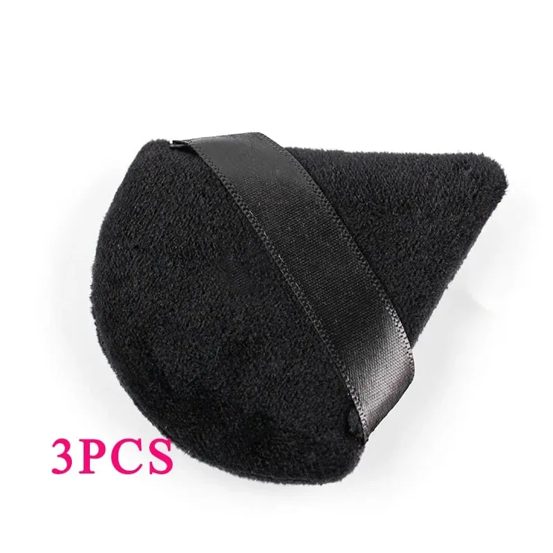 1/2/3/6 ΤΕΜ Triangle Powder Puff For Loose Powder Cosmetic Foundation Puff Makeup Tool Επαναχρησιμοποιήσιμο σφουγγάρι που πλένεται μαλακή σκόνη Puff