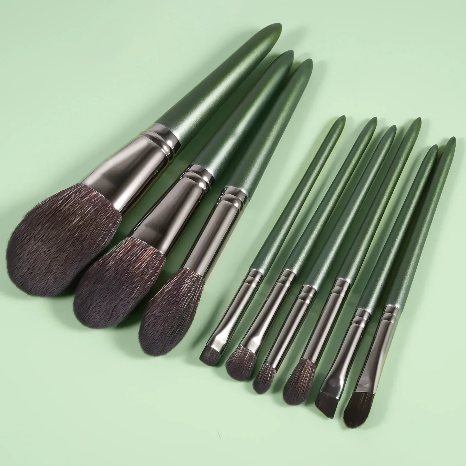 9PCS Makeup Brushes Set Eye Shadow Foundation Powder Contour Makeup Brush Cosmetic Beauty Tool Kit