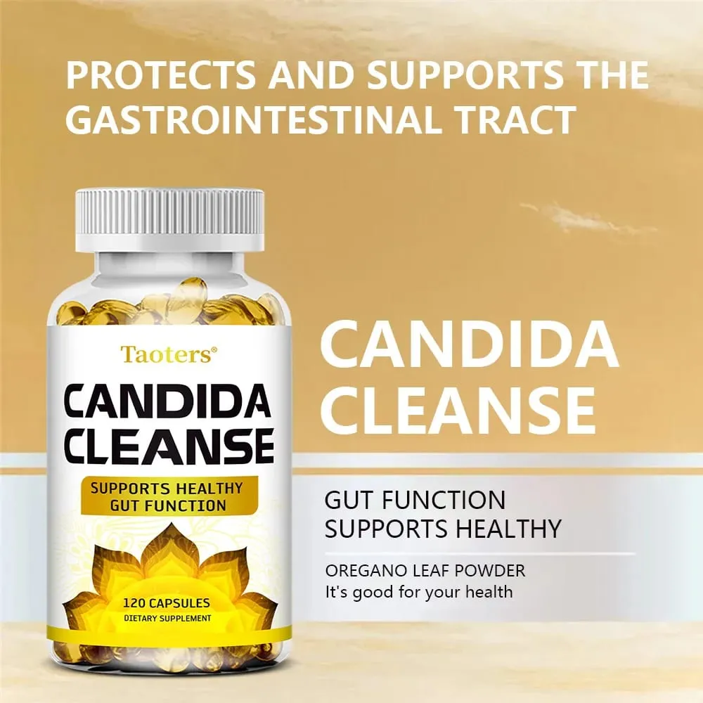 Candida Cleanse - Erkeklere ve Kadınlara Uygun Bağırsak ve Kolon Desteği Temizleme ve Detoksifikasyon Dengesi Sindirim