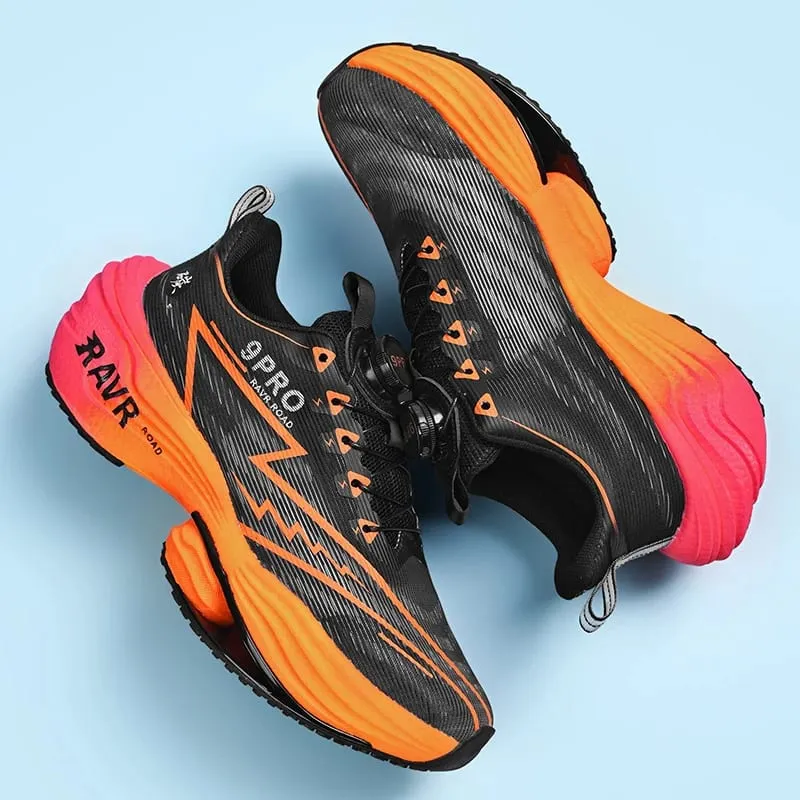 Men's New Sneakers Carbon Plate Cushioning Running Shoes 9PRO MAX Jogging Breathable Mesh Non-Slip Outdoor Shoes Off-road Shoes