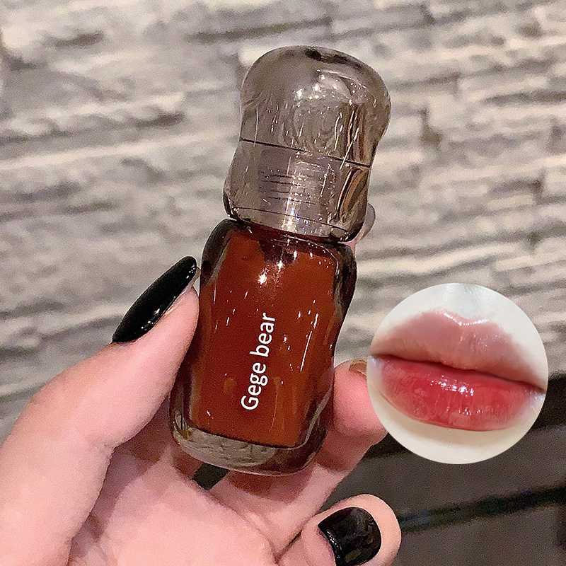Gege Bear Crystal Gloss Lippentönung – Feuchtigkeitsspendende Herbst-/Winterformel mit Spiegelglanz-Finish und jugendlichem, aufpolsterndem Effekt