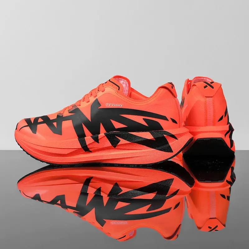 Men Running Shoes Air Cushion Jogging Shoes Carbon Board Marathon Sports Breathable Lightweight Women's Nonskid Casual Sneakers