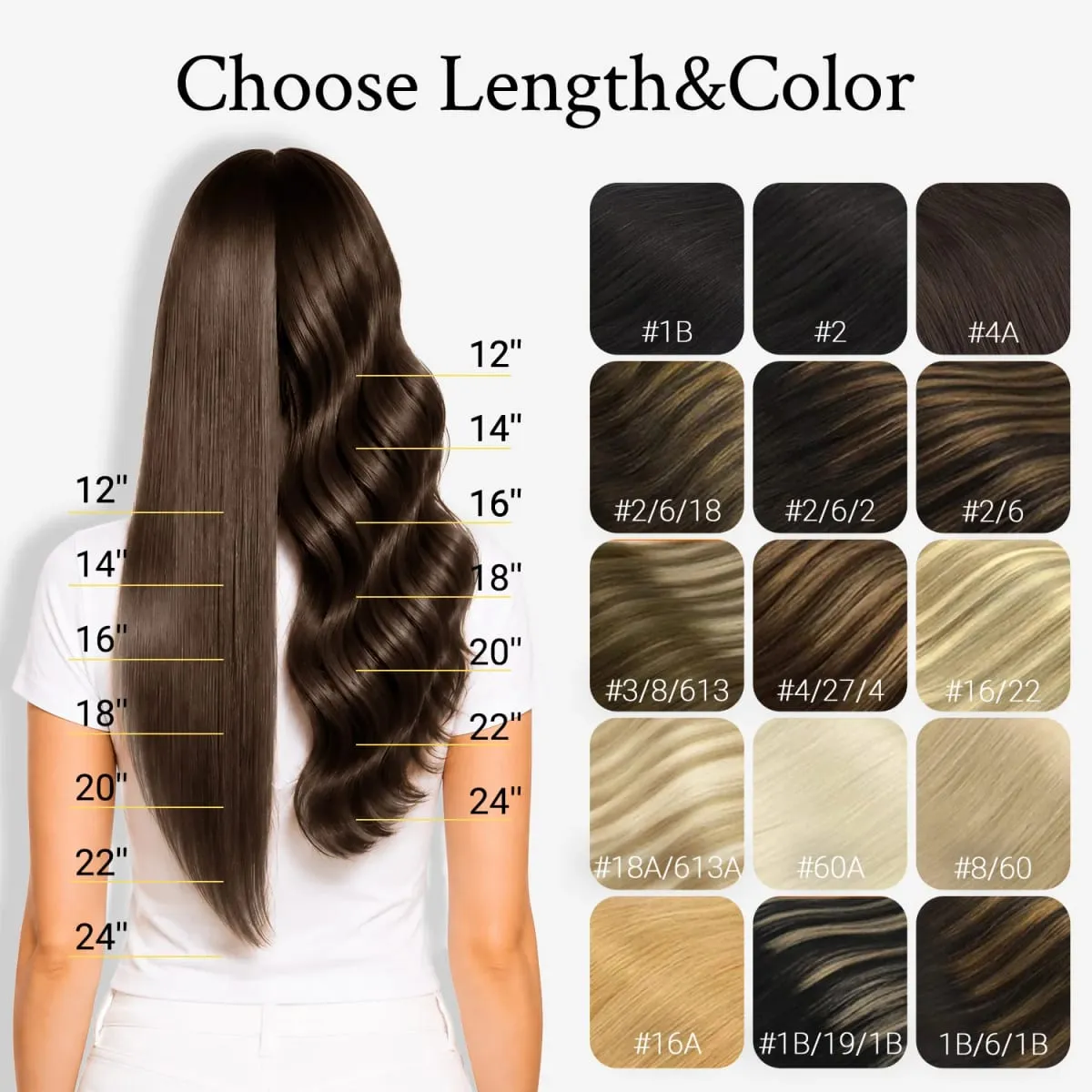 Sunmofavo Invisible Tape In Hair Extensions 100% Remy Human Hair Thick Silky Straight Seamless Reusable 10Pcs Salon Quality