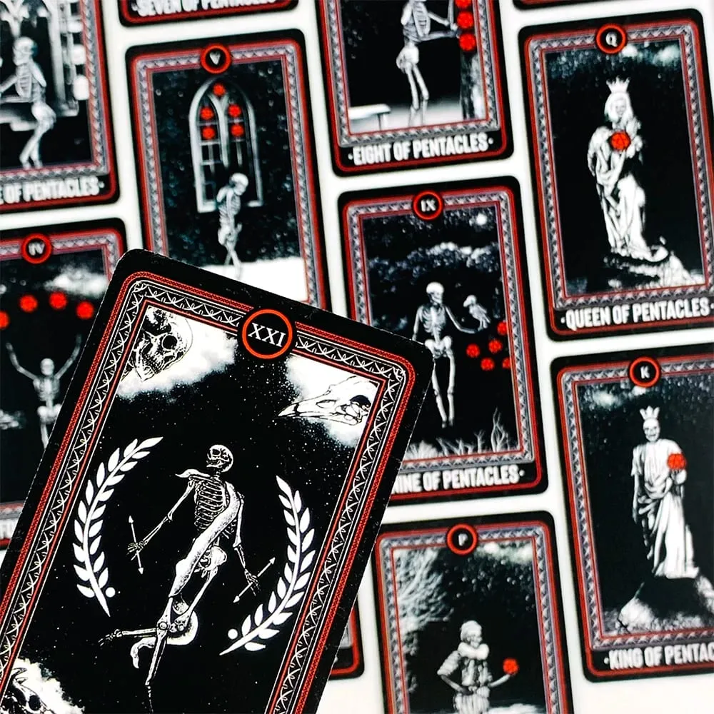Hot Selling Tarot Cards Family Gathering Leisure Entertainment Cards Prediction Divination Deck Tarot Board Playing Card Game
