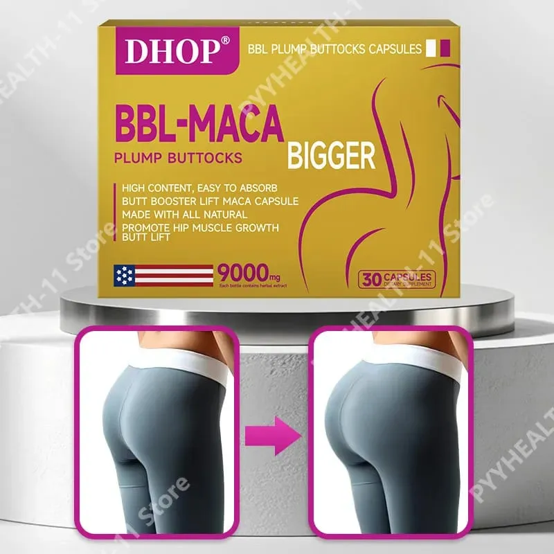 Plump Buttocks Capsules with Pueraria Mirifica Extract Fenugreek Extract Maca Extract and Vitamin E 30 Capsules