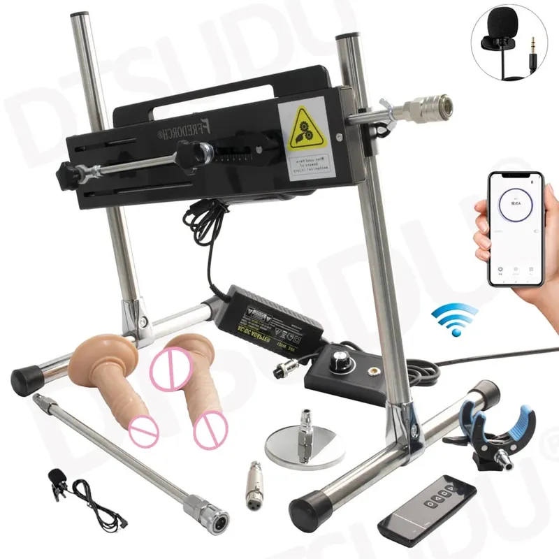 Dildo-120W Awtomatikong Dildo Machine 3-15cm Super Silent Masturbation Dildo Sex Machine Mga Pang-adultong Couple Sex Toy Babae Lalaki Sex Toy