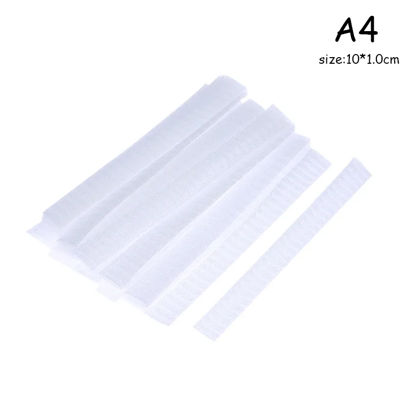 【M】20Pcs Mesh Flexible Net Protectors Cover Sheath Beauty White Cosmetic Make Up Brushes Guards Convenient Tool