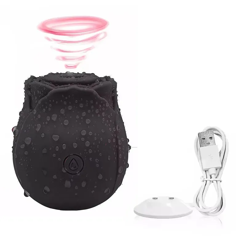 New Sucking Vibrator Rose Sex Toy 10 Irresistible Modes Clitoral Sucker Nipple Stimulation Toy Female Vibrator Couple Sex Toy