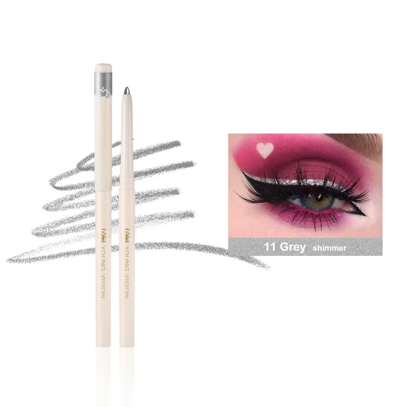Silky Long Lasting Eye Liner Pencil Blade Tip Natural Matte Wine Red Eyeliner Easy To Color and Waterproof Eye Make Up Cosmetics