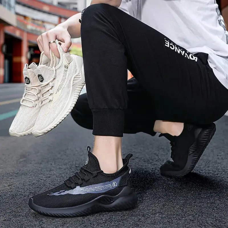 2026 New Men's Sports Shoes Fashionable Lightweight Breathable Outdoor Casual Shoes Clothing Student Boys' Sports Running Shoes