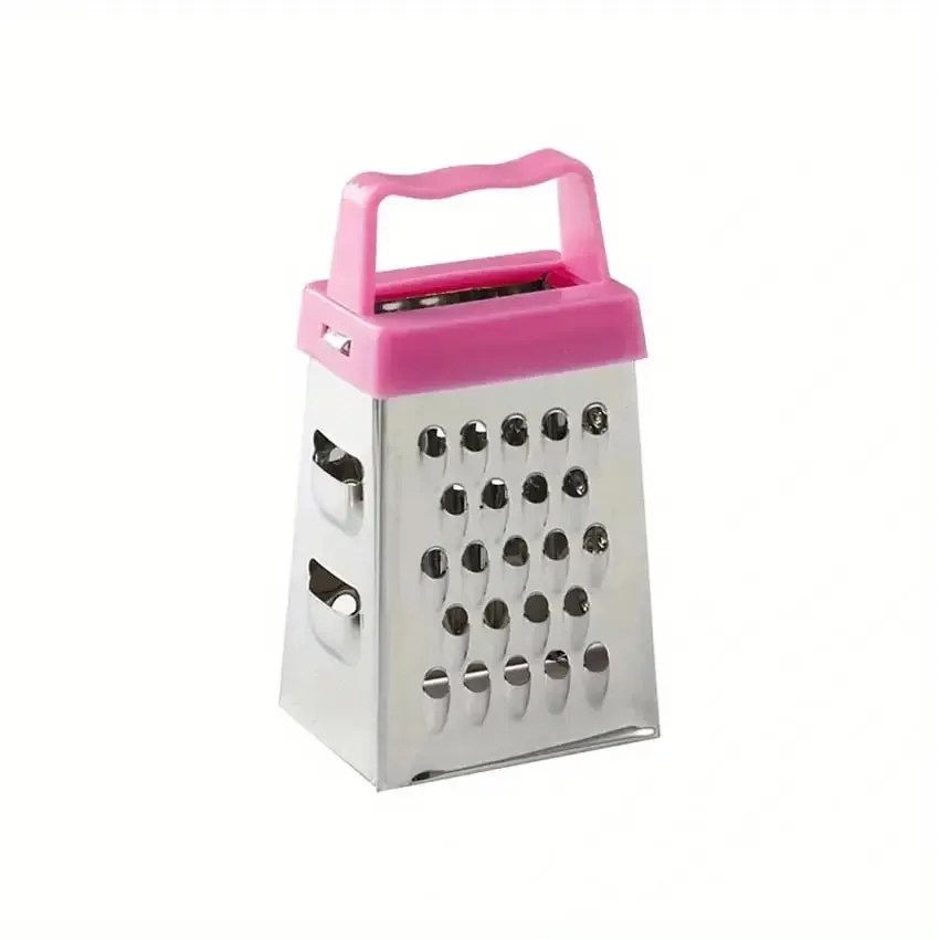 Stainless Steel Mini Cheese Grater Set - Multifunctional Metal Kitchen Tool for Shredding Cheese Garlic Ginger - Food-Safe