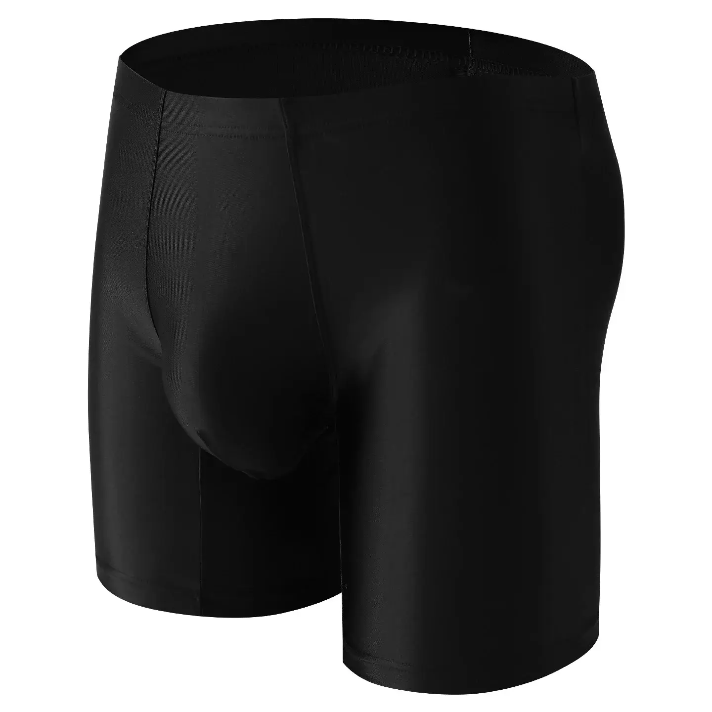 Sous-vêtements pour hommes Boxers homme solide mince glace soie jambe étendue Boxer Shorts Ropa taille moyenne culotte de sport hommes caleçons M-XXL