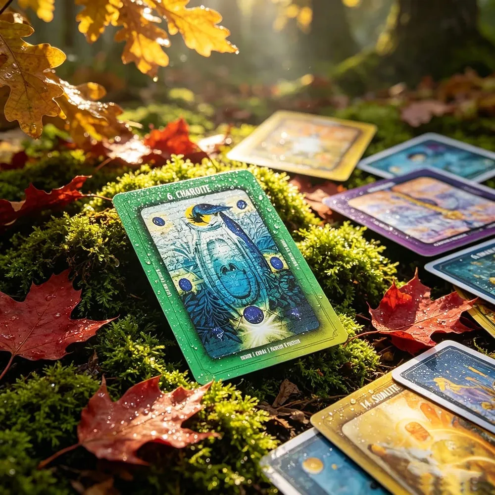 Crystal Alchemy Oracle Cards Divination Deck Crystal Healing Spiritual Guidance Tarot Board Game For Fate Reading Witchcraft