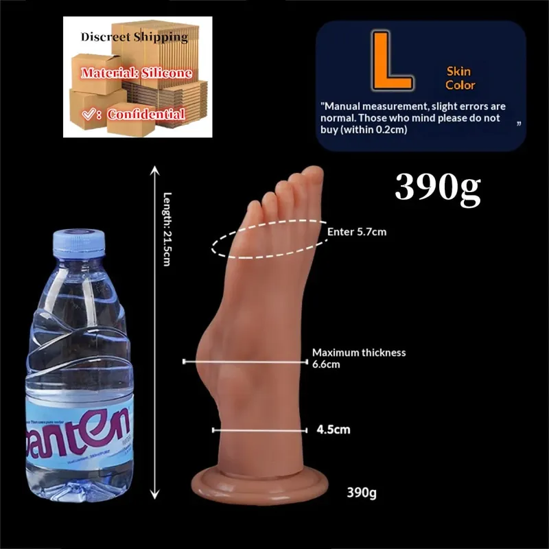 Feet Style Anal Plug Big Silicone Ass ButtPlug Deep Masturbator Dildo Dilator Stimulator Anal Dildo Adult Sex Toy For Women 성인용품