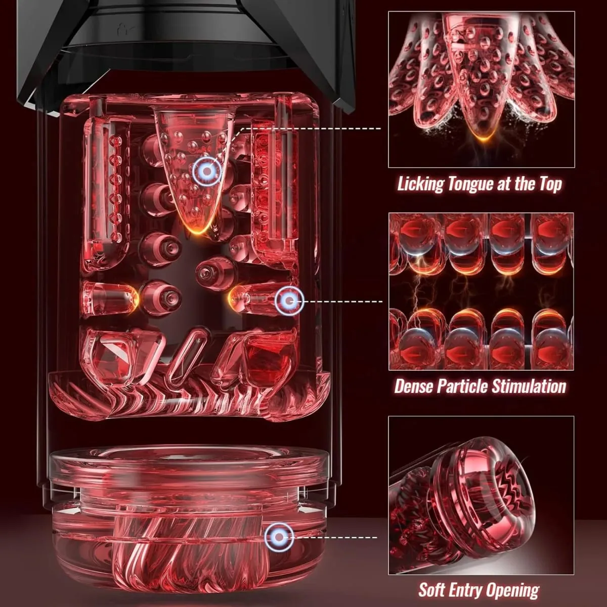 APP LED Automatic Male Masturbator Cup Vagina Masturbation Telescopic Rotation Blowjob Penis Pump Adult Sex Toys For Men