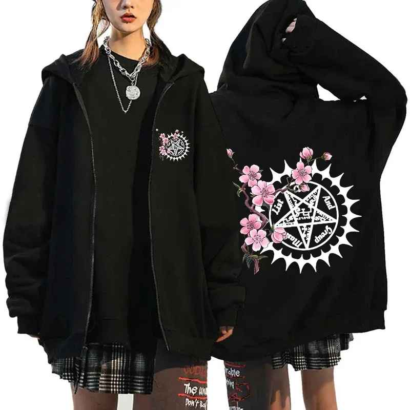 2025 Hot Aniem Cosplay Tops Black Butler Zipper Hoodie Fashion Autumn Winter Long Sleeve Sweatshirts Zipper Jacket For Man Woman