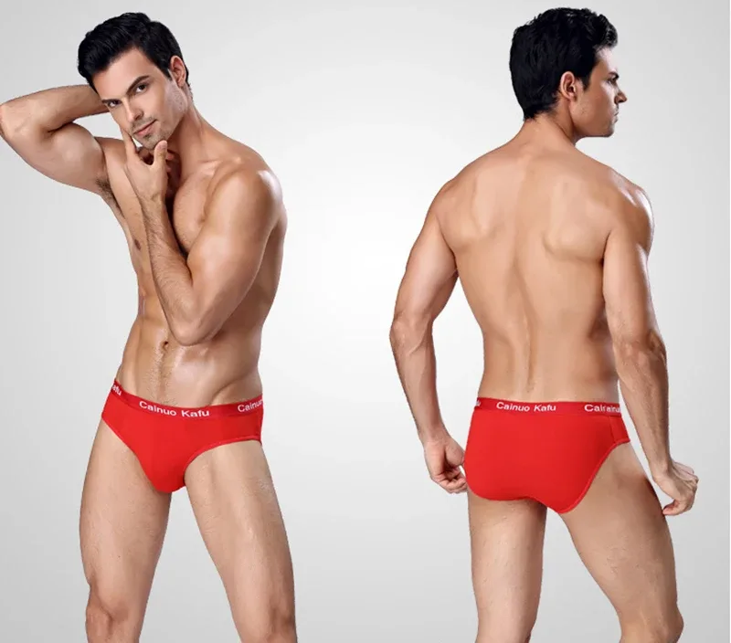 4Pcs/Lot Summer Men's Triangle Pants Plus Size Men's Underwear Sexy Boy Comfortable Solid Underpants Fungi-Proofing Men Panties