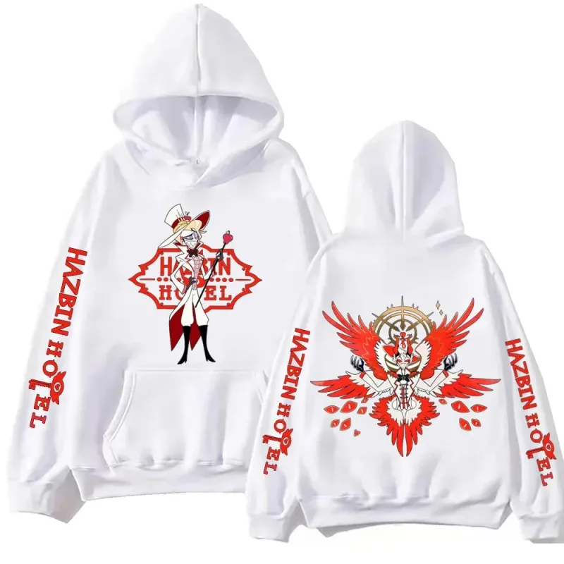 2026 Žhavý film Hazbin Hotel Lucifer Morningstar Mikina Muž Žena Harajuku Mikina Mikiny High-hend Luxusní žhavý produkt Unisex