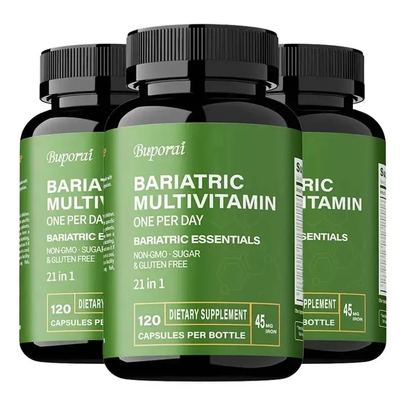 Bariatric Multivitamin Supplement - Maintaining Energy Levels Promote Bone and Overall Health - Contains 21 Vitamins & Minerals