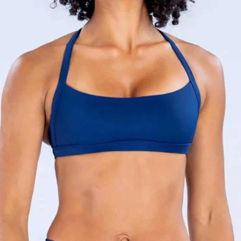 NO LOGO Double Shoulder Strap Sports Bra Fast-Drying Outdoor Running Fitness Top Backless Yoga Bra Women's
