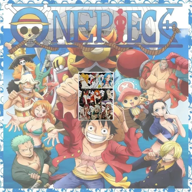 Anime One Piece Diy Color Flash Cards Hancock Perona Nami Robin Yamato Collection Cards Christmas Birthday Gifts Children's Toys