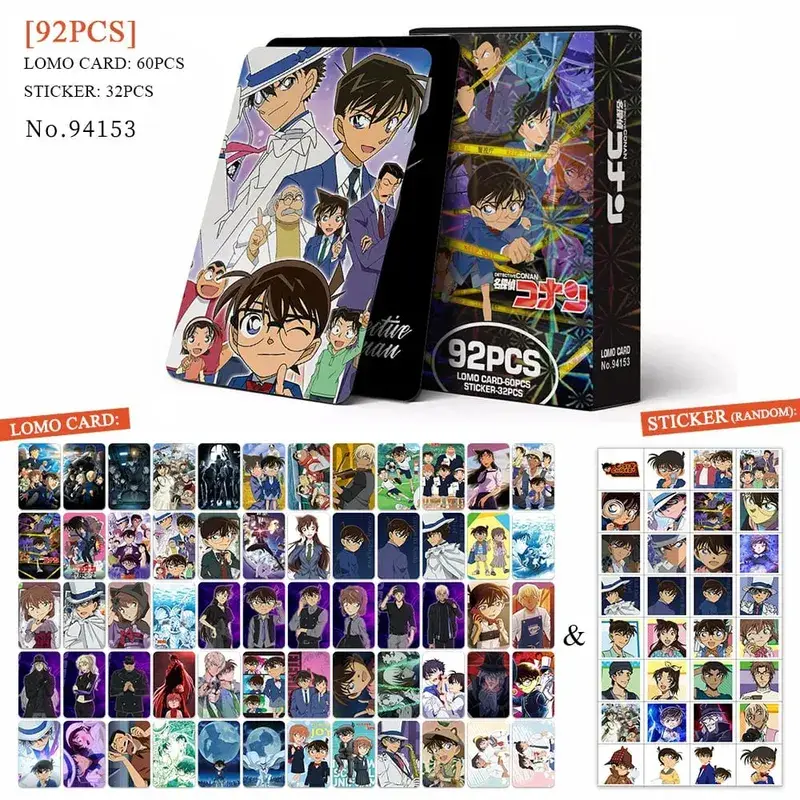 Carte postale de dessin animé Haikyuu Lomo, jouet tueur de démons Genshin Impact, cartes de Collection avec autocollants, cadeau d'anniversaire
