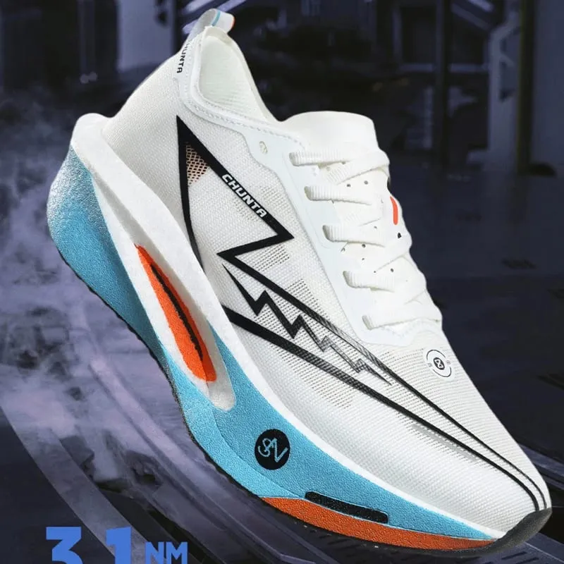 Men Running Shoes Carbon Plate Professional Male Outdoor Training Breathable Non Slip Casual Jogging Sports Shoes Chunta Sneaker