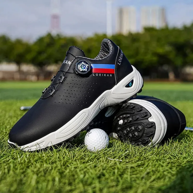 Men's Golf Shoes | Quick-Button Closure | Non-Slip Spikeless Golf Sneakers