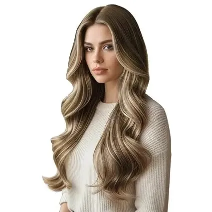 Full Shine Invisible Tape In Weft Hair Extensions Human Hair 4PCS Hand Tied Weft Double Sided Genius Tape Ins