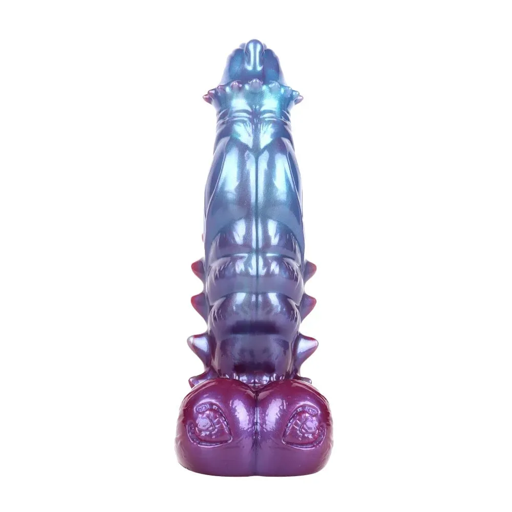 Anal Plug Dildo Pearl Blue Fantasy Muscle Alien Shape Anal Plug Dildo G-Spot Stimulation Masturbator SM Anal Expansion Sex Toys