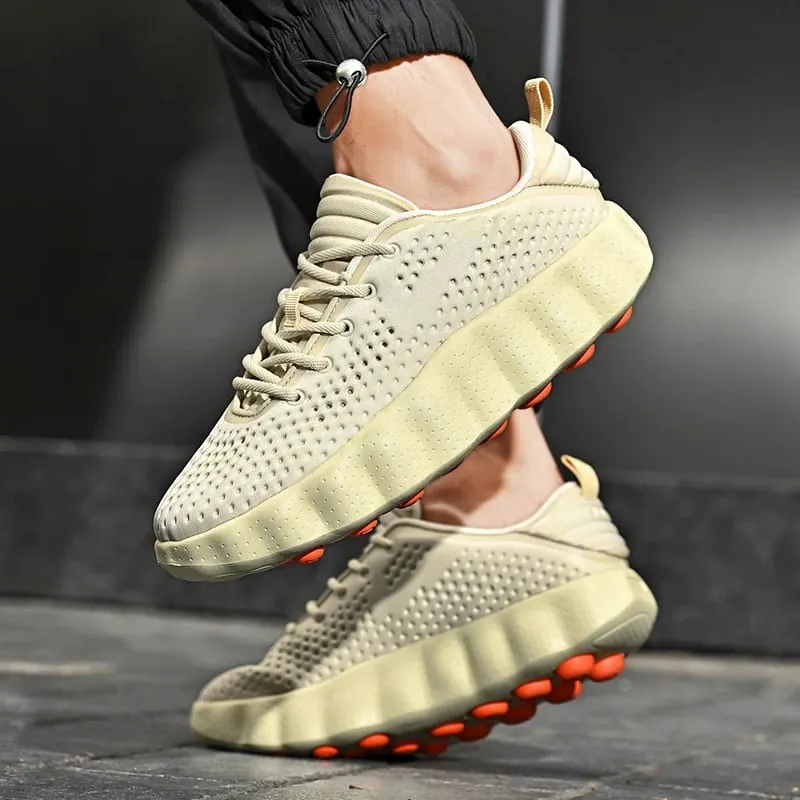 Brand Men Casual Shoes Thick Sole Soft Fashion Sneakers Summer Breathable Male Walking Shoes Zapatillas Hombre Mens Shoes