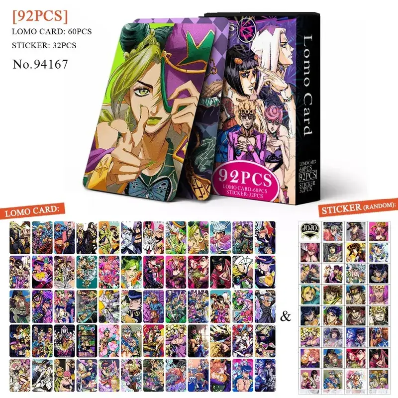 Anime Aanval op Titan‌ Lomo Kaart Ansichtkaart Speelgoed Haikyuu Apotheker Dagboeken Honkai Star Rail Collectie Kaarten Met Stickers Gift