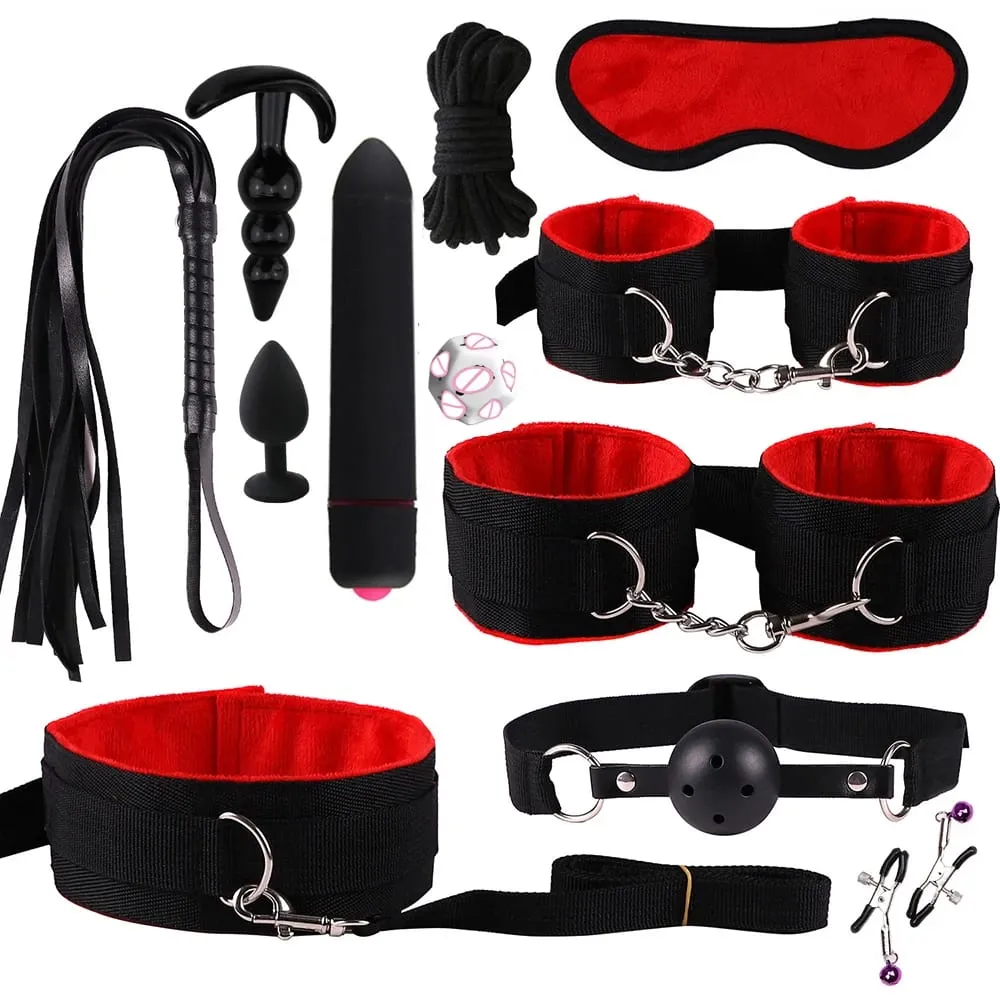 Kits Sex Bondage Vibrators Sex toys for Women Couples Adult 18 Handcuffs erotic accessories anal plug Dildo Sexy Toys Shop