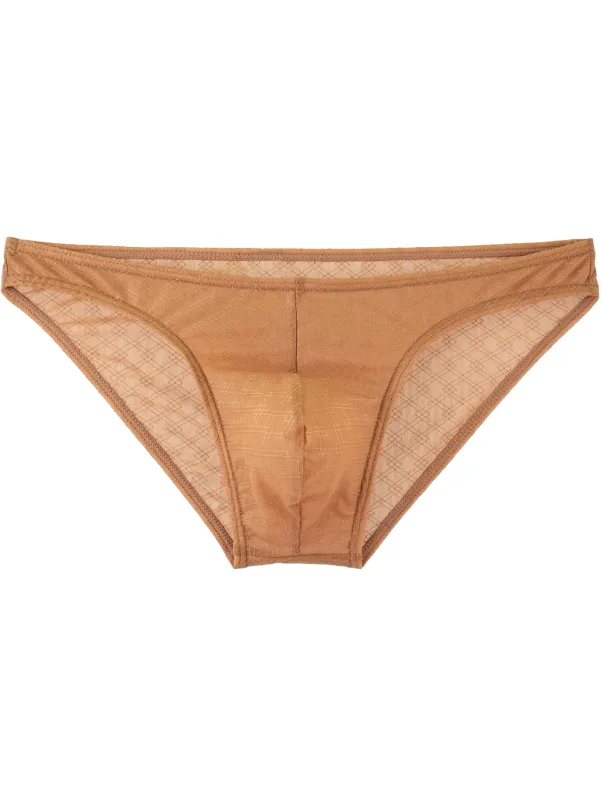 Men Briefs Underwear Men's Sexy Mesh Breathable Underpants Fashion Mens Briefs Bikini Underwear Shorts Male Panties K108