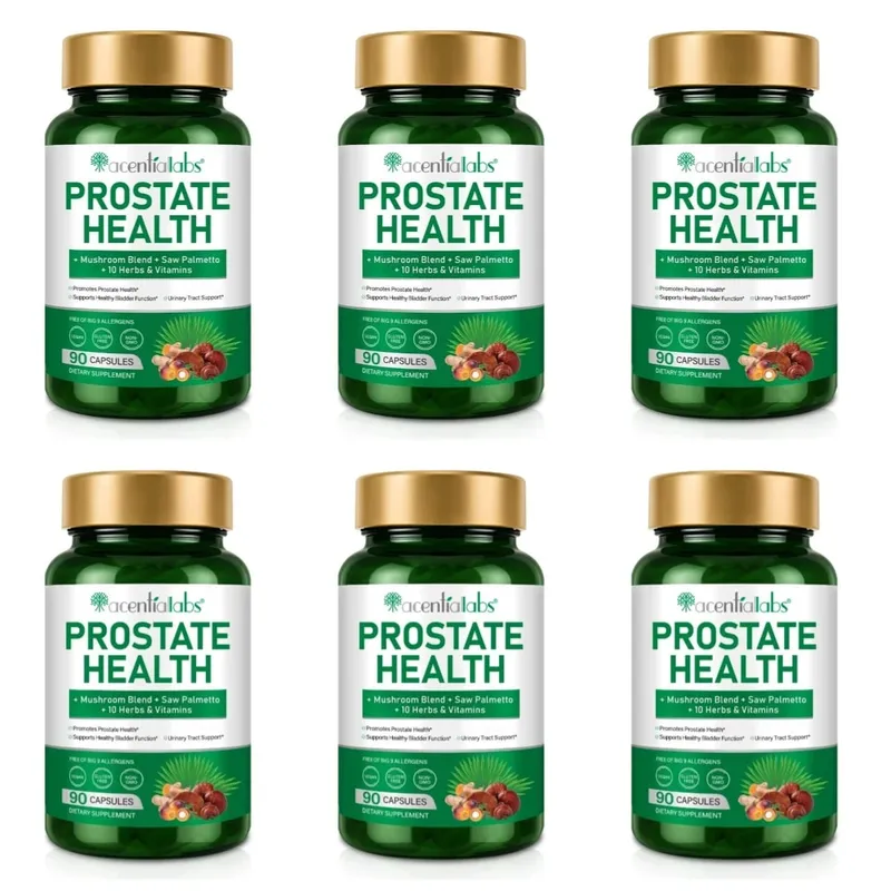 Prostate Health Capsules with Saw Palmetto 2000mg 90 Count Supports Healthy Prostate Function Urinary Flow Urinary Tract Comfort