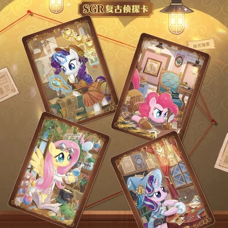 Genuine My Little Pony Series Cards Rarity Twilight Sparkle Game Collectible Cards Anime Merchandise Holiday Gifts