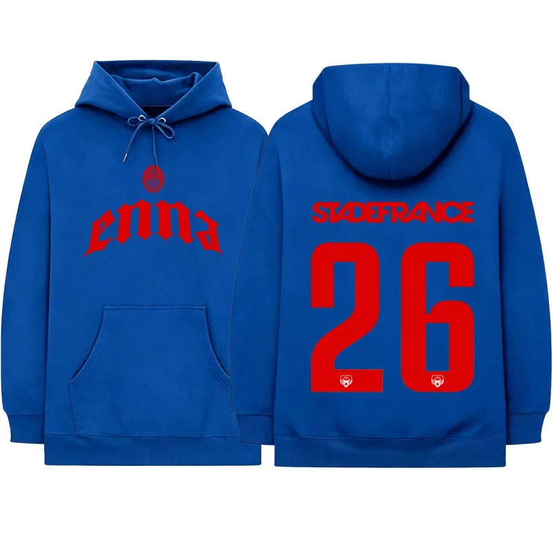 Rapper PLK Stade De France 2026 Tour Hoodies Men's Clothing Fashion Hip Hop Pullovers Fleece Long Sleeves Oversized Sweatshirts