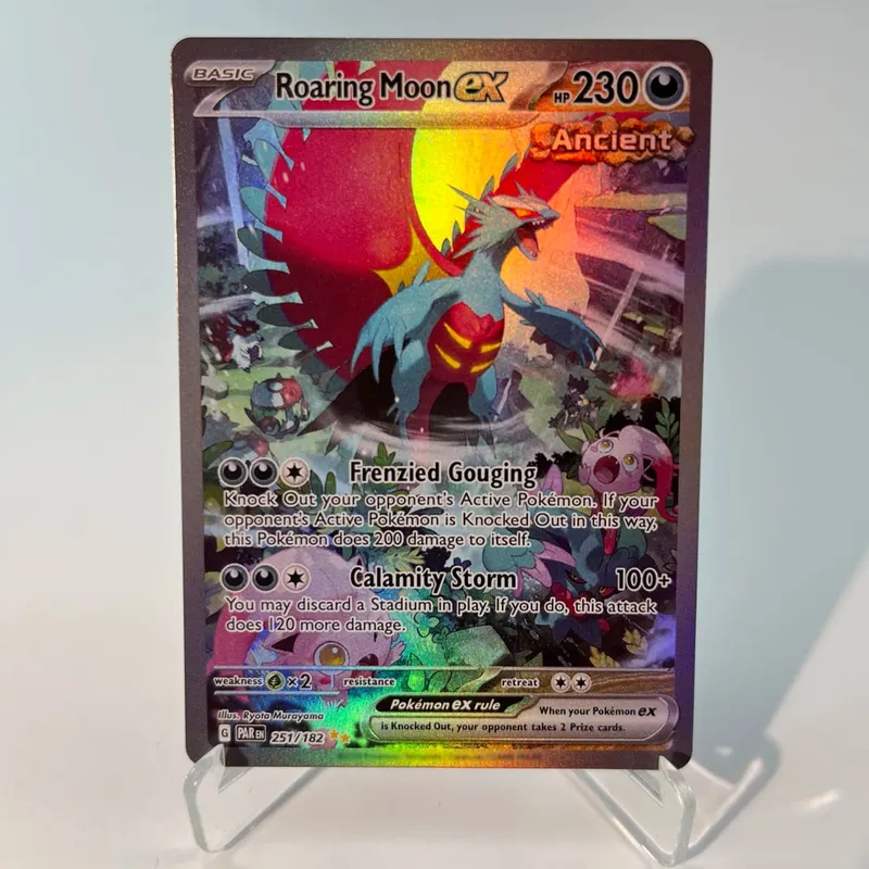 Paradox Rift PKM Cards PTCG3-C Tapu Koko Minun Rainbow Gengar ex Holographic Ex GX Rare Collection Battle Toys Gifts for Hobbies