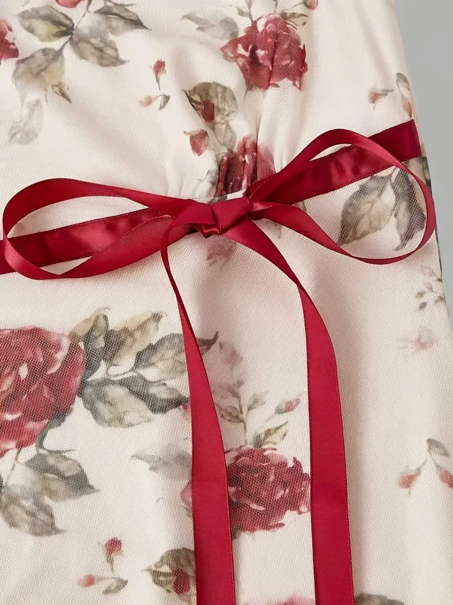 Dresses for Women Summer New Sleeveless Square Collar Women Dress Print Lace-up Short Dress Women Vestidos De Verano Mujer